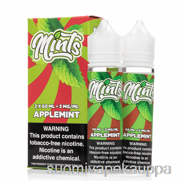 Vape Netistä Applemint - Mints Vape Co - 120ml 0mg